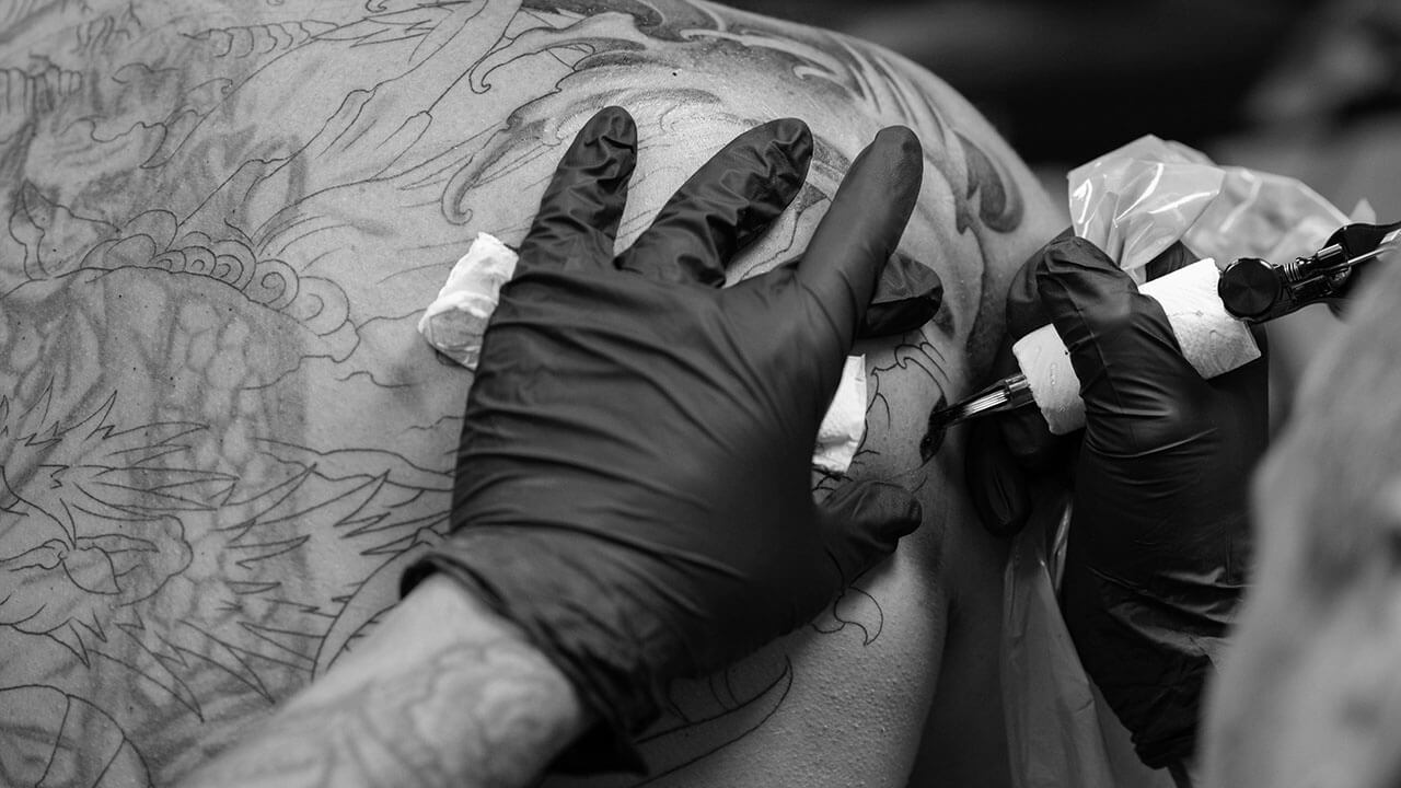 Bullet’s Ink logo — professional tattoo and piercing studio in Mt Airy, Maryland.